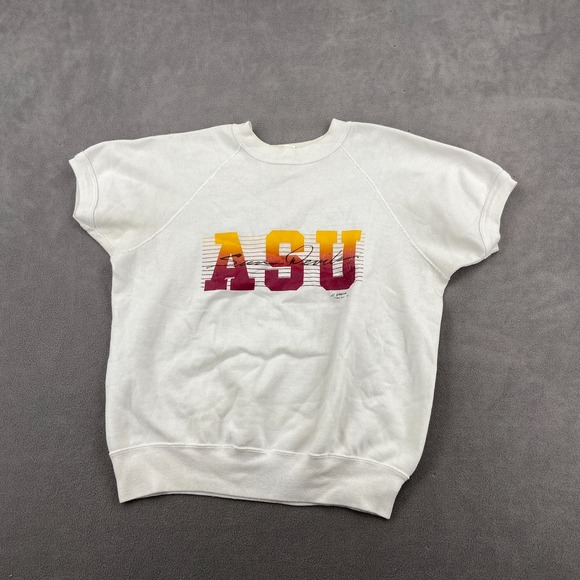 Soffe Other - VTG 1985 Arizona State Sun Devils Sweatshirt Sz L White Soffe NFL Football